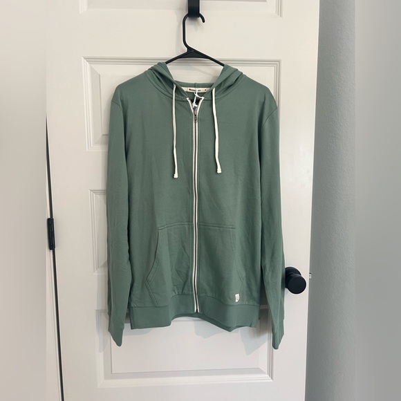 Marine Layer Sage Green Zip Hoodie Women’s Large (Unisex) - Picture 2 of 6